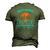 Mens Fathers Day Sport Basketball Dad Men's 3D T-Shirt Back Print Army Green