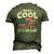 Mens For Fathers Day Tee Fishing Reel Cool Dad-In Law Men's 3D T-Shirt Back Print Army Green