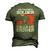 My Favorite Soldier Calls Me Brother Proud Army Bro Men's 3D T-Shirt Back Print Army Green