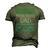 Feliz Navi Dad Ugly Christmas Multic Classic Men's 3D T-Shirt Back Print Army Green