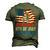Mens My First 4Th Of July As A Dad July 4Th New Dad Usa Flag Men's 3D T-shirt Back Print Army Green