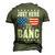 Fourth Of July 4Th Of July Im Just Here To Bang Patriotic Men's 3D T-shirt Back Print Army Green