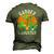 Garden Gangster For Gardener Gardening Vintage Men's 3D T-Shirt Back Print Army Green