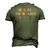 Girls Just Want To Have Fundamental Human Rights Feminist V2 Men's 3D T-Shirt Back Print Army Green