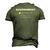 Government Very Bad Would Not Recommend Men's 3D T-Shirt Back Print Army Green