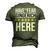 Have No Fear Gingerich Is Here Name Men's 3D Print Graphic Crewneck Short Sleeve T-shirt Army Green