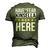 Have No Fear Kinsella Is Here Name Men's 3D Print Graphic Crewneck Short Sleeve T-shirt Army Green