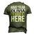 Have No Fear Olivia Is Here Name Men's 3D Print Graphic Crewneck Short Sleeve T-shirt Army Green