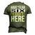 Have No Fear Six Is Here Name Men's 3D Print Graphic Crewneck Short Sleeve T-shirt Army Green