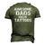 Hipster Fathers Day Awesome Dads Have Tattoos Men's 3D T-Shirt Back Print Army Green