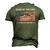 Home Of The Free Because Brave Grunge Men's 3D T-Shirt Back Print Army Green