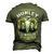 Hunley Name Shirt Hunley Family Name V2 Men's 3D Print Graphic Crewneck Short Sleeve T-shirt Army Green