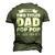 I Have Two Titles Dad And Pop Pop Grandpa Fathers Day Men's 3D Print Graphic Crewneck Short Sleeve T-shirt Army Green