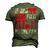 If Dad Cant Fix It No One Can Funny Mechanic & Engineer Men's 3D Print Graphic Crewneck Short Sleeve T-shirt Army Green