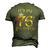 Its My 76Th Birthday 76 Years Old 76Th Birthday Queen Men's 3D T-Shirt Back Print Army Green