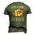 Its Cool Ive Had Both My Shots American Flag 4Th Of July Men's 3D T-Shirt Back Print Army Green