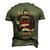 Jamie Blood Runs Through My Veins Name Men's 3D Print Graphic Crewneck Short Sleeve T-shirt Army Green