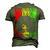 Junenth 1865 Because My Ancestors Werent Free In 1776 Men's 3D T-Shirt Back Print Army Green