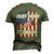 Just Here To Bang 4Th Of July American Flag Fourth Of July Men's 3D T-Shirt Back Print Army Green