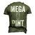 Justice For Johnny Men's 3D T-Shirt Back Print Army Green