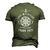 Lake Michigan Unsalted Shark Free Great Lakes Fishing Boat Men's 3D T-Shirt Back Print Army Green