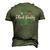 Landscaping Daddy Garden Plant Lover For Gardeners Men's 3D T-Shirt Back Print Army Green