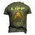 As A Lipp I Have A 3 Sides And The Side You Never Want To See Men's 3D T-shirt Back Print Army Green