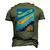 The Mannister The Man Who Can Become A Bannister Men's 3D T-Shirt Back Print Army Green