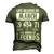 March 1971 Birthday Life Begins In March 1971 Men's 3D T-shirt Back Print Army Green