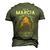 Marcia Name Shirt Marcia Family Name V2 Men's 3D Print Graphic Crewneck Short Sleeve T-shirt Army Green