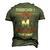 Marshall Blood Run Through My Veins Name V6 Men's 3D T-shirt Back Print Army Green