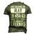 May 1963 Birthday Life Begins In May 1963 Men's 3D T-shirt Back Print Army Green