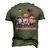Merica Gnomes Happy 4Th Of July Us Flag Independence Day Men's 3D T-shirt Back Print Army Green