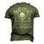 Never Understimate An Old Man Who Is Also A Us Veteran Men's 3D Print Graphic Crewneck Short Sleeve T-shirt Army Green