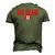 Oak Island Canada Flag Vintage Red Text Men's 3D T-Shirt Back Print Army Green