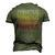 Paramus Nj Vintage Style New Jersey Men's 3D T-Shirt Back Print Army Green