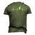 Parrot Ekg Green Parrotlet Heartbeat Bird Pulse Line Birb Men's 3D T-Shirt Back Print Army Green