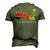 Peace Love Cinco De Mayo Funny Men's 3D Print Graphic Crewneck Short Sleeve T-shirt Army Green