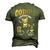 Pembroke Welsh Corgi Untoasted Toasted Burnt Dog Lovers V2 Men's 3D Print Graphic Crewneck Short Sleeve T-shirt Army Green