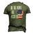 We The People Are Pissed Off America Flag Men's 3D T-Shirt Back Print Army Green