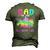 Lets Pop It Dad Of The Birthday Girl Pop It Men's 3D T-Shirt Back Print Army Green