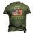 Mens Proud Army National Guard Stepdad Men's 3D T-Shirt Back Print Army Green