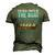 The Real Parts Of The Boat Rowing Men's 3D T-Shirt Back Print Army Green