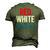 Red White And Blessed Independence Day 4Th Of July Patriotic Men's 3D T-Shirt Back Print Army Green