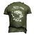 Reel Cool Papa For Fishing Nature Lovers Men's 3D T-Shirt Back Print Army Green
