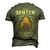 Senter Name Shirt Senter Family Name V2 Men's 3D Print Graphic Crewneck Short Sleeve T-shirt Army Green