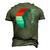 South Carolina Golfing Pro Retro Beach Kiawah Island Golf Men's 3D T-Shirt Back Print Army Green