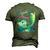 Stepdad Of The Birthday Mermaid Matching Family Men's 3D T-shirt Back Print Army Green