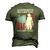 My Stepdaughter Has Your Back Proud Army Stepdad Men's 3D T-Shirt Back Print Army Green