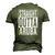 Straight Outta Aruba Great Travel & Idea Men's 3D T-Shirt Back Print Army Green
